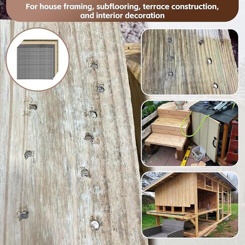 33 Degree Framing Nails | 2'' Ring Shank Paper Tape Strip Nails |1000 Count in Kuwait