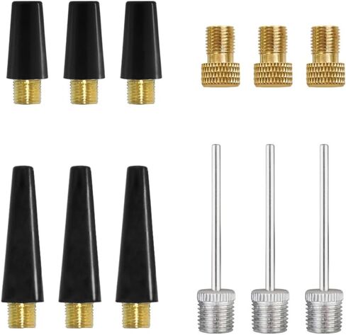 12 Pcs Ball Needles for Air Pump, Needle Inflator Kit Needle Nozzle Adapter, Air Pump Nozzle Adapter Kit for Sport Balls, Swim Ring, Bike in Saudi Arabia