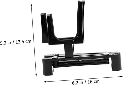 Toyvian Foldable Violin Stand Black Stable Musical Instrument Rack for Fiddle Display Easy Installation and Removal Floor Holder for Secure Storage in Saudi Arabia