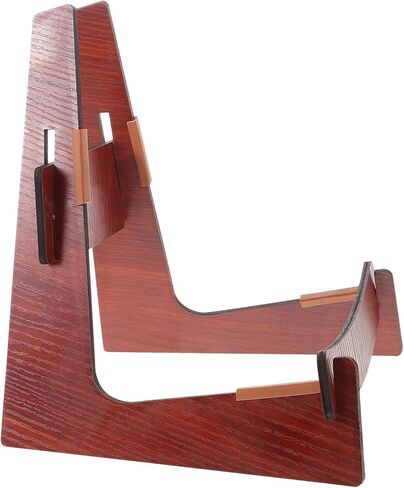 LIFKOME Wooden Guitar Stand Floor Bracket Detachable Shaped Holder for Acoustic Electric Bass Ukulele Violin Rack Solid Wood Organizer for Multiple String Instruments in Saudi Arabia