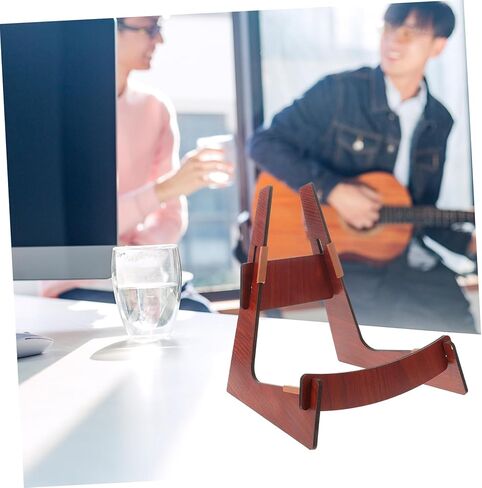 LIFKOME Wooden Guitar Stand Floor Bracket Detachable Shaped Holder for Acoustic Electric Bass Ukulele Violin Rack Solid Wood Organizer for Multiple String Instruments in Saudi Arabia