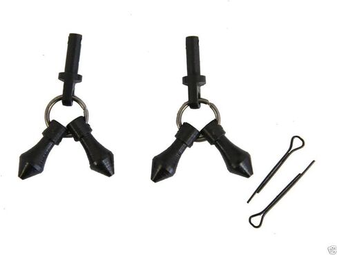 AJ Tack Black Jingle Bobs with Cotter Pins in Saudi Arabia
