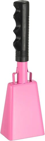 PATIKIL 10" Cow Bells for Football Games, 1Pcs Cowbells for Sporting Events Bulk Loud Noise Makers Metal Cow Bell with Handle for Cheering Competition Marathon Wedding DIY, Dark Purple in Kuwait