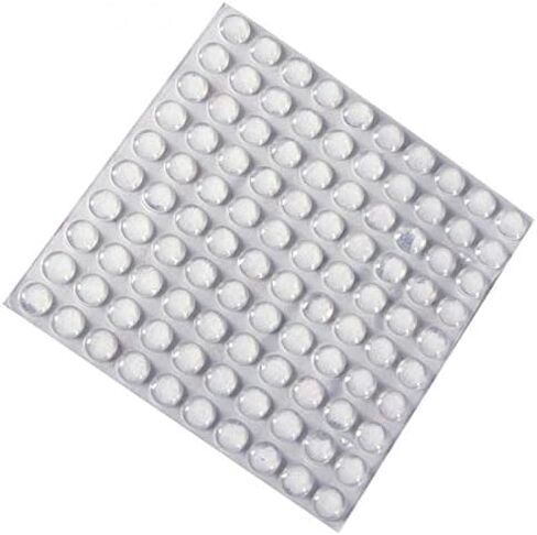 100Pcs Self Adhesive Round Silicone Rubber Bumpers Soft Transparent Anti Slip Shock Absorber Feet Pads Damper (Color : 100Pcs 8mmx2mm) in Saudi Arabia