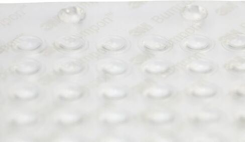 3M Bumpon Self-Adhesive Protectors Hemisphere, 0.312 in. Width x 0.085 in. Thick (Clear) / Retail-Packaged in Saudi Arabia