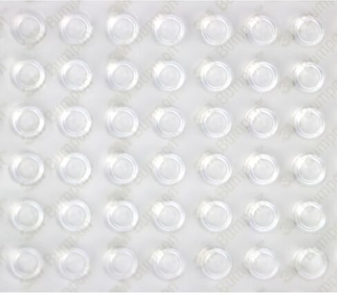3M Bumpon Self-Adhesive Protectors Hemisphere, 0.312 in. Width x 0.085 in. Thick (Clear) / Retail-Packaged in Saudi Arabia