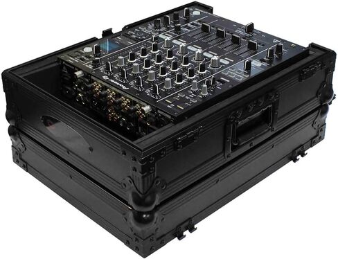 Odyssey Universal Black 12" Format DJ Mixer Flight Case with Extra Deep Rear Cable Compartment in Saudi Arabia