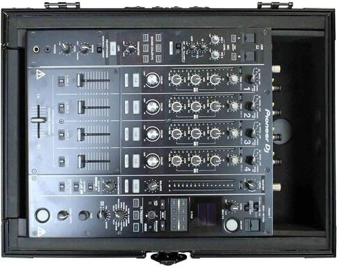Odyssey Universal Black 12" Format DJ Mixer Flight Case with Extra Deep Rear Cable Compartment in Saudi Arabia