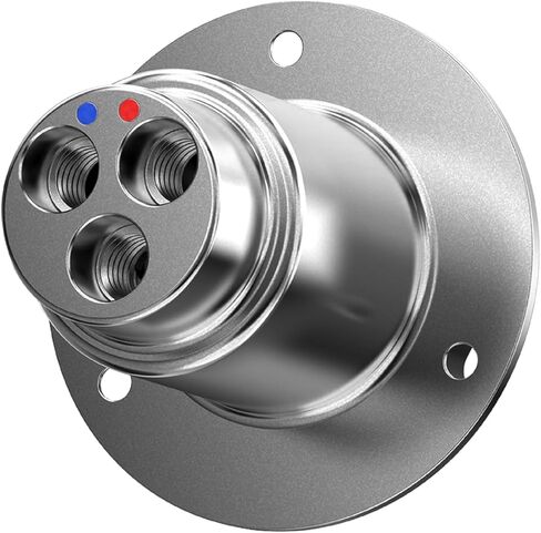 aquor صمام خلط المرافق، صمام خلط ثرموستاتي مدمج G1/2 بوصة مع التحكم في درجة الحرارة الساخنة / الباردة، إقران صنبور للقوارب، البحرية، ودش خارجي RV، الفولاذ المقاوم للصدأ in Kuwait