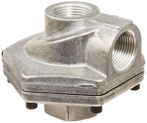 Parker 0R50B Die Cast Aluminum Quick Exhaust Valve with Nitrile Static Seal, 1/2" NPTF Inlet x 1/2" NPTF Cylinder x 1/2" NPTF Exhaust, 450 scfm Flow, 3 - 150 psi in Saudi Arabia