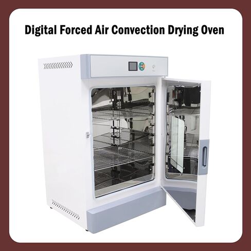 Digital Forced Air Convection Drying Oven Lab Blast Drying Oven Industrial Drying Baking Heat Treatment Intelligent Temperature Control 220V 3KW 210L in Kuwait