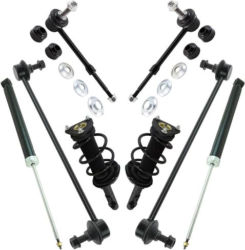TRQ Front and Rear Suspension Kit Complete Strut & Coil Spring Assembly Shock Absorber Sway Bar Stabilizer Link Compatible with 2013-2019 Ford Escape in Kuwait