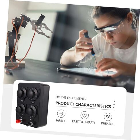 Healifty Physical Electrical Adjustment Resistance Box Variable Resistance Box 0-9999 Ohm for School Lab Use in Kuwait