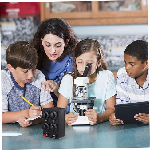 Healifty Physical Electrical Adjustment Resistance Box Variable Resistance Box 0-9999 Ohm for School Lab Use in Kuwait