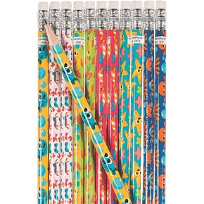 Fun Express Under The Sea Pencils - VBS Vacation Bible School Supplies/Decor- Educational And Learning Activities For Kids - 24 Pieces