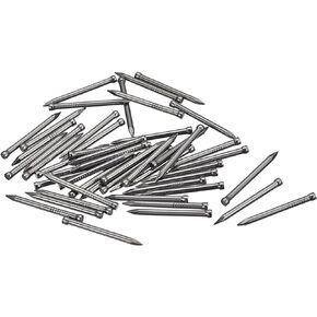 uxcell Finishing Nails 120pcs 28mm 1-1/8 Inch Hand-Drive Hardware Carbon Steel Nail Lost Head Nails