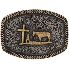 Montana Silversmiths Faithful Frontier Attitude Buckle