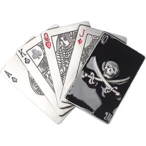 Skull Belt Buckle for Men, Cross Sword Skull Belt Buckle, Royal Flush Playing Cards Skull Belt Buckle, Poker Skull Belt Buckle, Western Cowboy Belt Buckle, Punk Rock Skull Belt Buckle Gifts