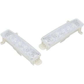 2pcs Car Daytime Running Light 6 LEDs Bright Light Heat Resistant Replacement for Peugeot 301 308S 408