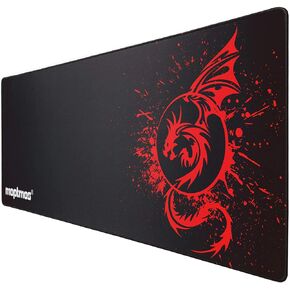 Large Mouse Pad Extended Speed Gaming Mouse Pad Fly Dragon Mouse Pad Gamer Office Computer Mouse Mat (A-Blue)