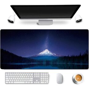 RTGGSEL 31.5x11.8 Inch Non-Slip Long Extended Large Gaming Mouse Pad with Stitched Edges XL Laptops Keyboard Mouse Mat (8&24)