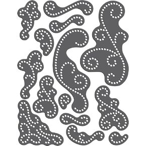Flourishes - Variety Magnetic Rhinestone Template Set