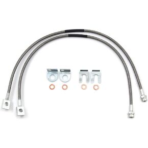 89310S 4-6" Front Stainless Brake Lines for 80-96 F-150/Bronco (89310S, 4-6")