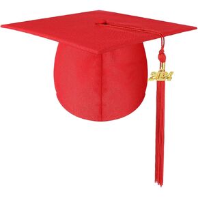 Geyoga Adult Graduation Cap with 2024 and 2025 Tassel for High School and Bachelor Master