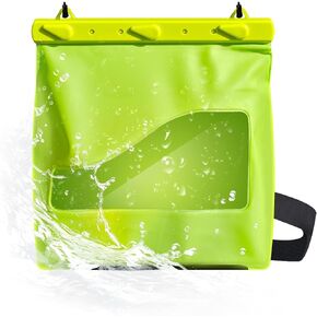 LAQ DESiGN STAYDRY Waterproof Bag, Dry Bag with Shoulder Strap for Swimming, Boating, Traveling, Snorkeling, Kayaking, Fishing, Diving, Hiking, Camping-Large (Black)