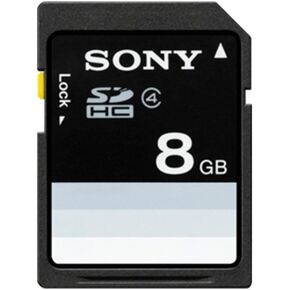 Sony SDHC Card 8 GB SF-8N4 (Black)