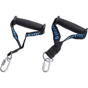 Total Gym 40950H Flexible Nylon Strap Handles for Comfortable and Versatile Workout Routines on Home Machines, Black