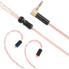 SE315 Earbuds Cable Replacement MMCX Audio Exchange Cord Compatible with SHURE SE215 SE846 SE425 SE535LTD-J SE315 and TIN T2 T2Pro T3 Earphones(Red) in Kuwait