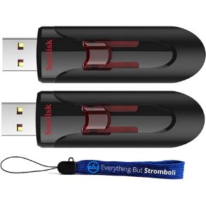 محرك أقراص فلاش USB سعة 128 جيجابايت Glide 3.0 (عبوتين) من SanDisk سعة 128 جيجابايت (SDCZ600-128G-G35) in Kuwait