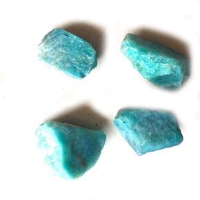 Rough Raw Amazonite Crystal Stone, Natural Amazonite - Healing Heart Chakra - Throat Chakra
