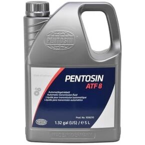Pentosin 1058210 ATF 8 Long-Life Fully Synthetic Automatic Transmission Fluid - Compatible with Select Audi, BMW, Chrysler, Jaguar, Land Rover, VW, ZF Transmissions, Select Asian Vehicles; 5 Liter