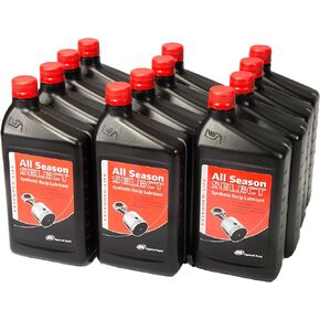 Ingersoll-Rand OEM All Season Select Synthetic Lubricant, Qty 12 (1L bottles)
