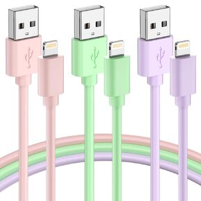 iPhone Charger Fast Charging 【Apple MFi Certified】 3Pack 3ft USB to Lightning Cable iPhone Charger Cord Compatible with iPhone 14/13/12/11 Pro Max/XS MAX/XR/XS/X/8/7 Plus iPad AirPods