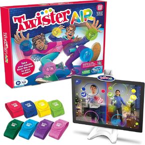 Hasbro Gaming Twister Air Game | AR App Play Game with Wrist and Ankle Bands | Links to Smart Devices | Active Party Games for Kids and Adults | Ages 8+ | for 1+ Players in Kuwait
