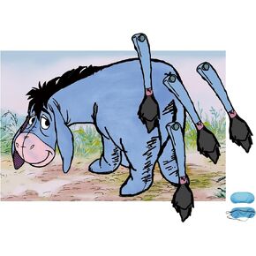 Winnie Party Games Pin The Tail Game for 20 Kids Fun Baby Shower Games Pooh Birthday Supplies Party Decorations