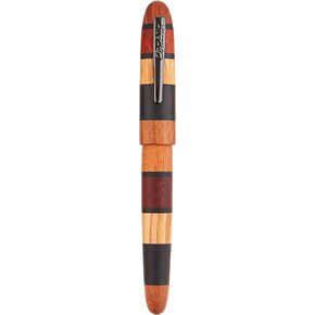 Conklin All American Quad Wood Limited Edition 398 Rollerball Pen - A Luxury Pen for Journaling, Autographs, and Memorable Gifts on Any Occasion