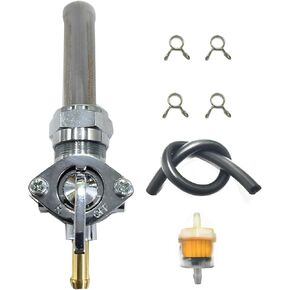 مفتاح وقود Petcock مع فلتر متوافق مع Electra Glide Fatboy Heritage Softail Low Glide Sportster 1000 Super Glide Tour Glide 62163-75 62167-81 in Kuwait