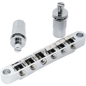 Musiclily Pro 52mm Tune-o-matic Bridge for Epiphone Les Paul SG Style Electric Guitar, Black