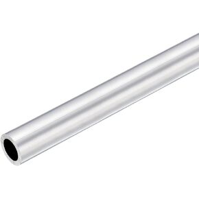 uxcell 6063 Aluminum Round Tube, 20mm OD 14mm Inner Dia 400mm Length Pipe Tubing for Industry DIY Projects