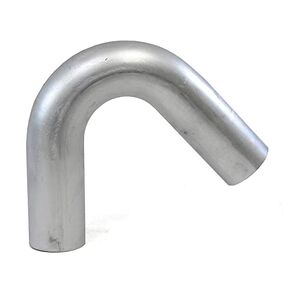 HPS 1.5" OD, 135 Degree Bend Aluminum Elbow Tubing, 6" Leg Length on Each Side, 2" Clr, 6061 T6 Seamless 16 Gauge, Wall Thickness: 0.065", ALE135-91885, 1.5" OD, Aluminum