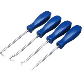 4 Pcs Pick and Hook Set Car Auto Oil Seal Gasket Pick Precision Hooks Screwdrivers Set Puller Remover Tool
