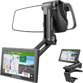 for Garmin GPS Car Mount Rear View Mirror Dashboard Replacement 17mm Ball Mount Dash Holder fits Nuvi Drive DriveAssist DriveSmart Dezl RV