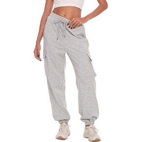 Women's Loose Cargo Joggers 2024 Spring Summer Sweatpants Hiking Pants Multiple Pockets Y2K Jogger