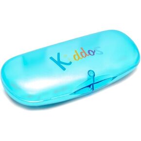 Calabria Kiddos Kid’s Hard Plastic Eyeglass Case Magnetic Closure Boys Girls Small Eye Glasses Sunglasses Holder Protective