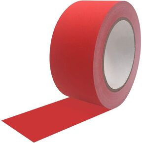 Professional Gaffer Tape, 2 Inch X 30 Yards, Residue Free, Non-Reflective, Multipurpose, Heavy Duty Gaff Cloth Tape for Photography, Filming (Red)
