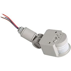 FTVOGUE Outdoor 90~250V 180 Degree Infrared PIR Motion Sensor Detector Wall Light Switch Gray